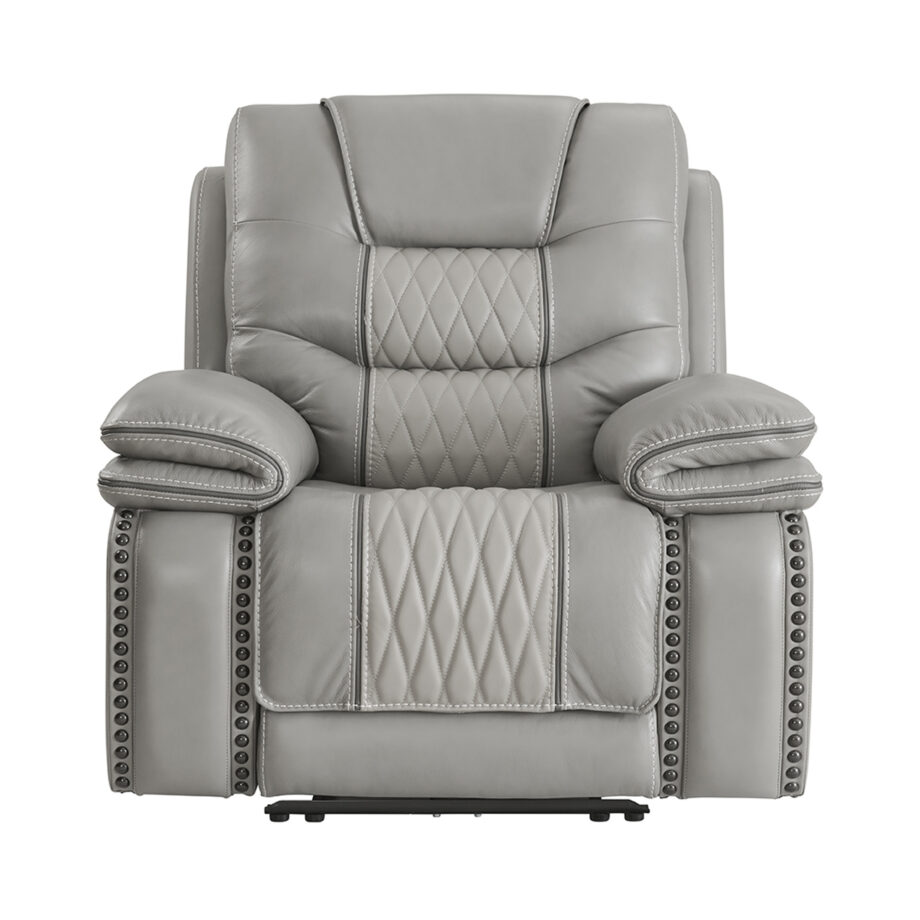 Cody Dual-Power Recliner | Light Grey