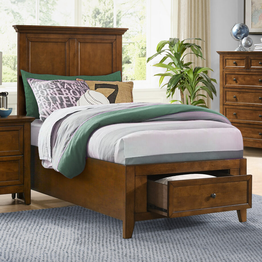 San Mateo Youth Twin Storage Bed | Tuscan