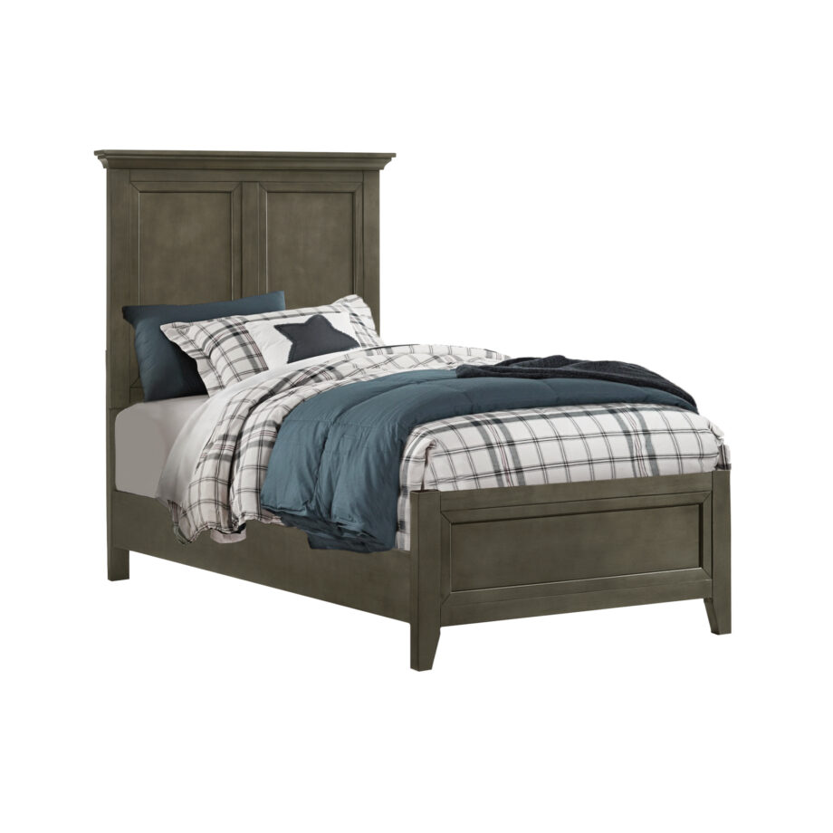 San Mateo Youth Twin Standard Bed | Gray