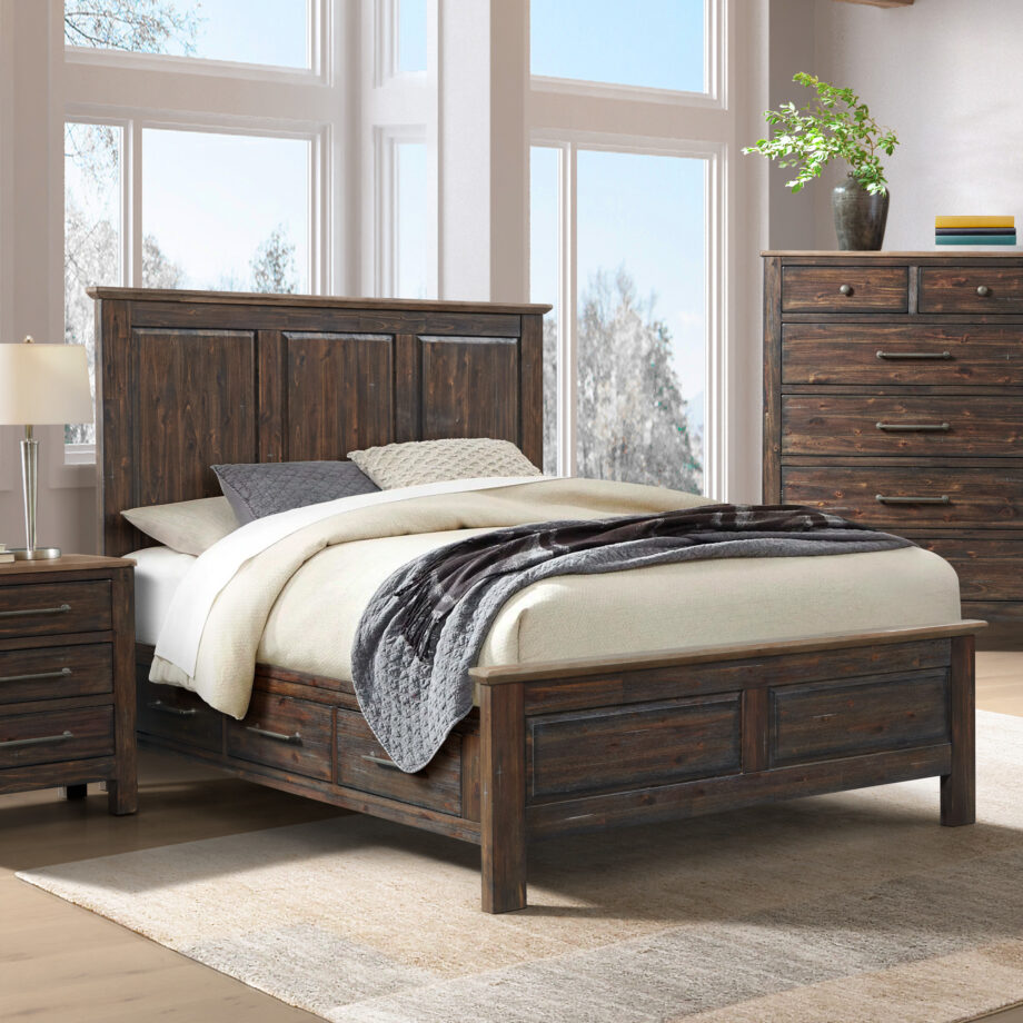 Transitions Queen Storage Bed