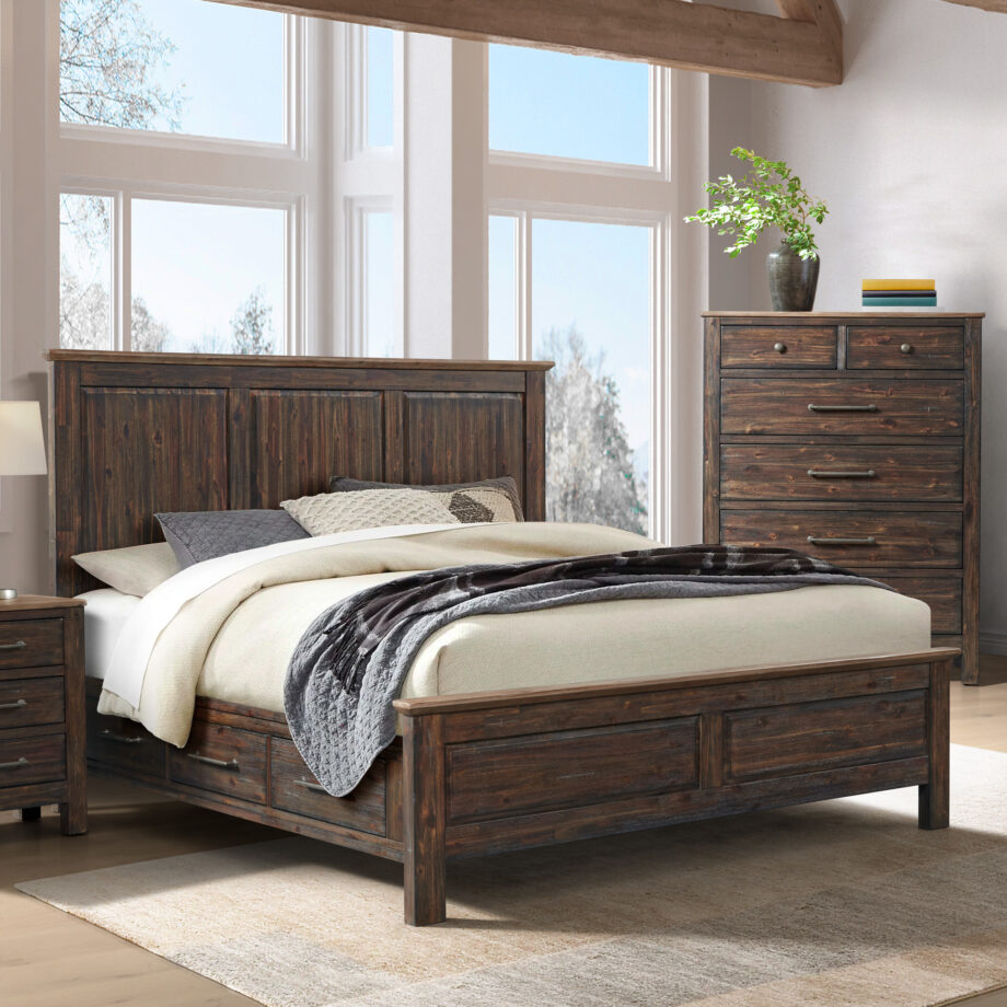 Transitions King Storage Bed