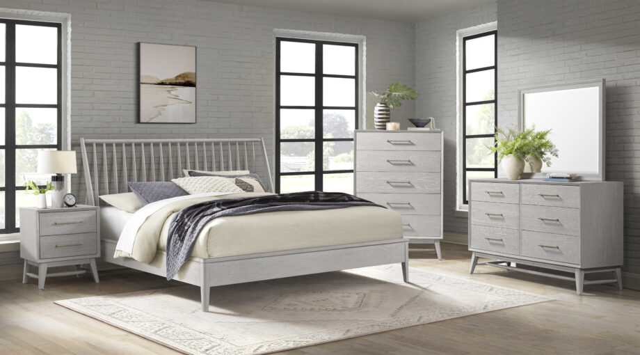 Bayside King Bed | White