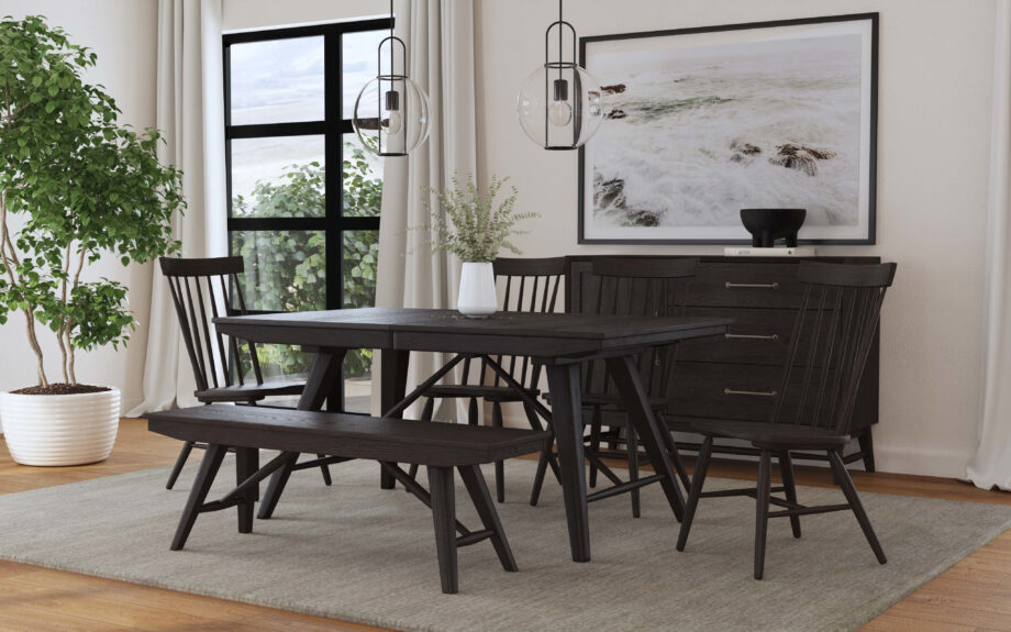 Bayside Trestle Table | Black