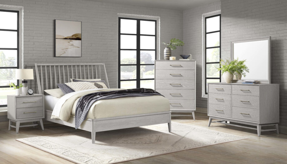 Bayside Queen Bed | White