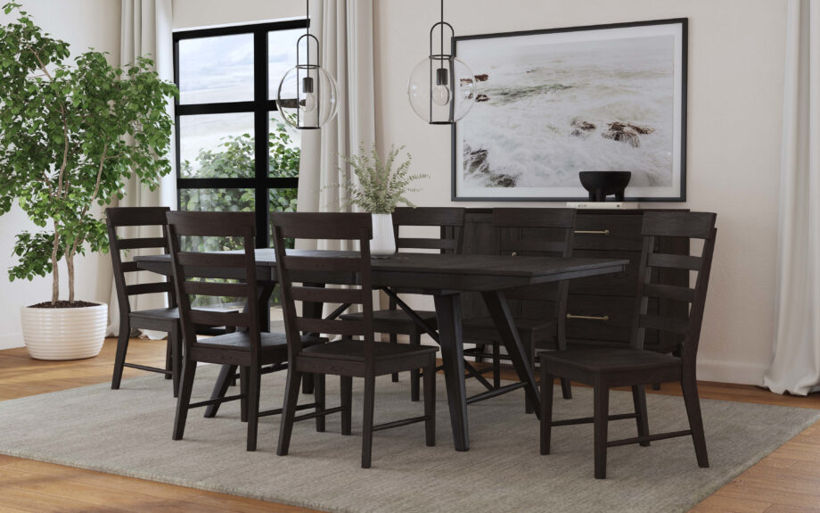 Bayside Trestle Table | Black