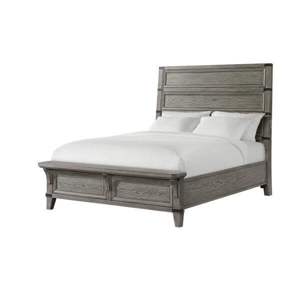 Forge Queen Bed | Brushed Steel