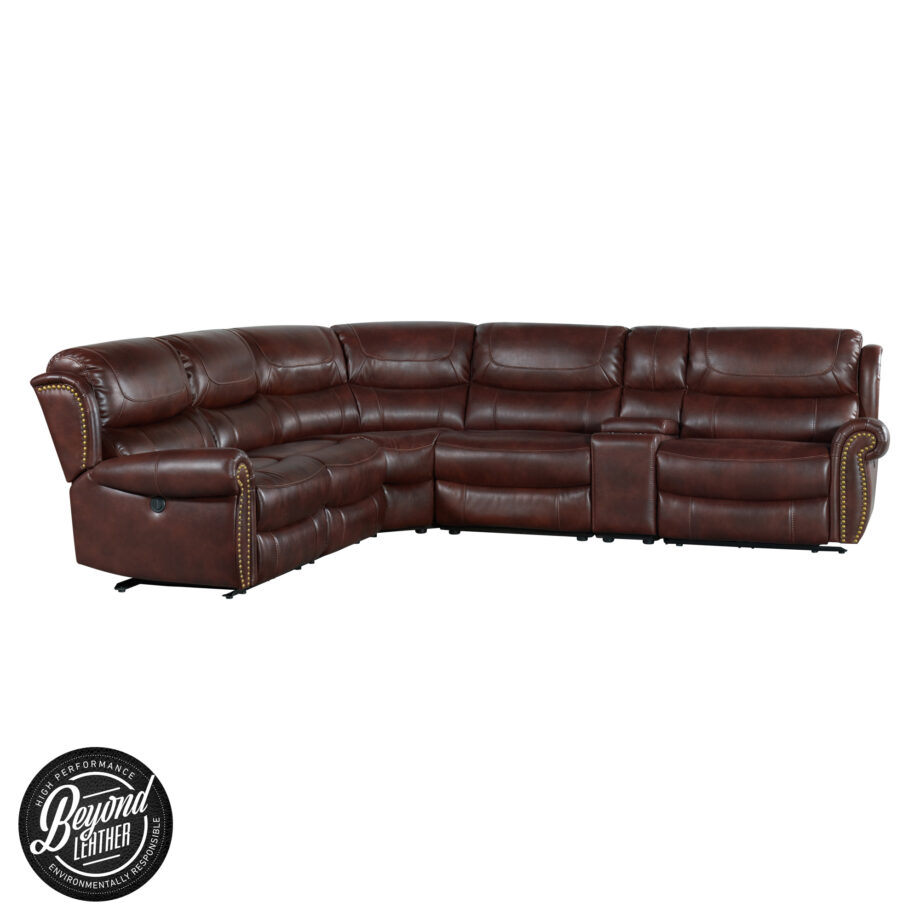 Hyde Park Sectional Set | Banner Mahogany