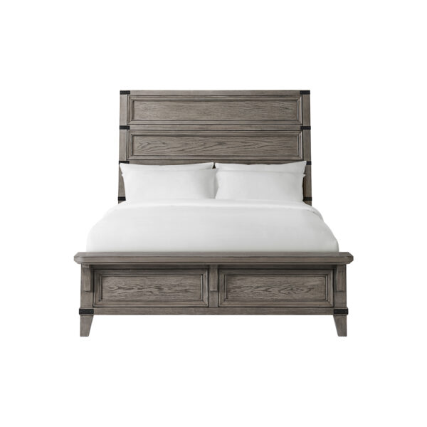 Forge Queen Bed | Brushed Steel