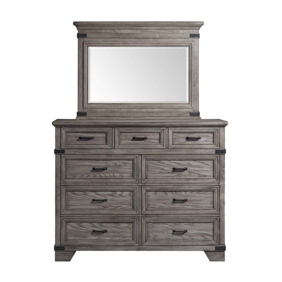 Forge Mirror | Brushed Steel