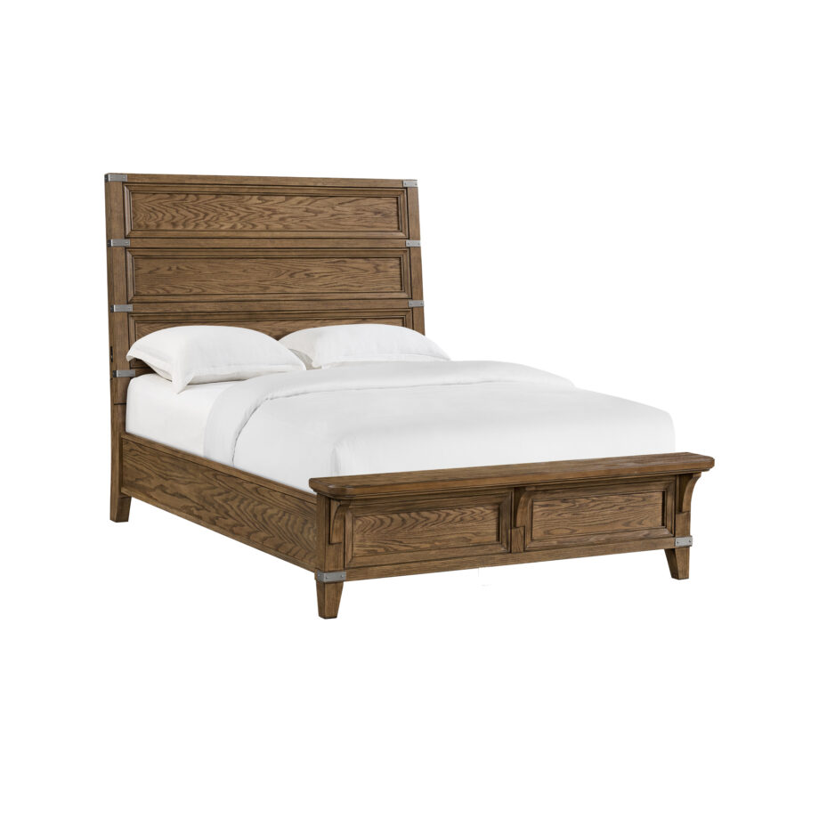 Forge Queen Bed | Weathered Chestnut