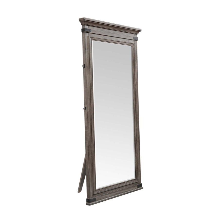 Forge Tall Mirror | Brushed Steel