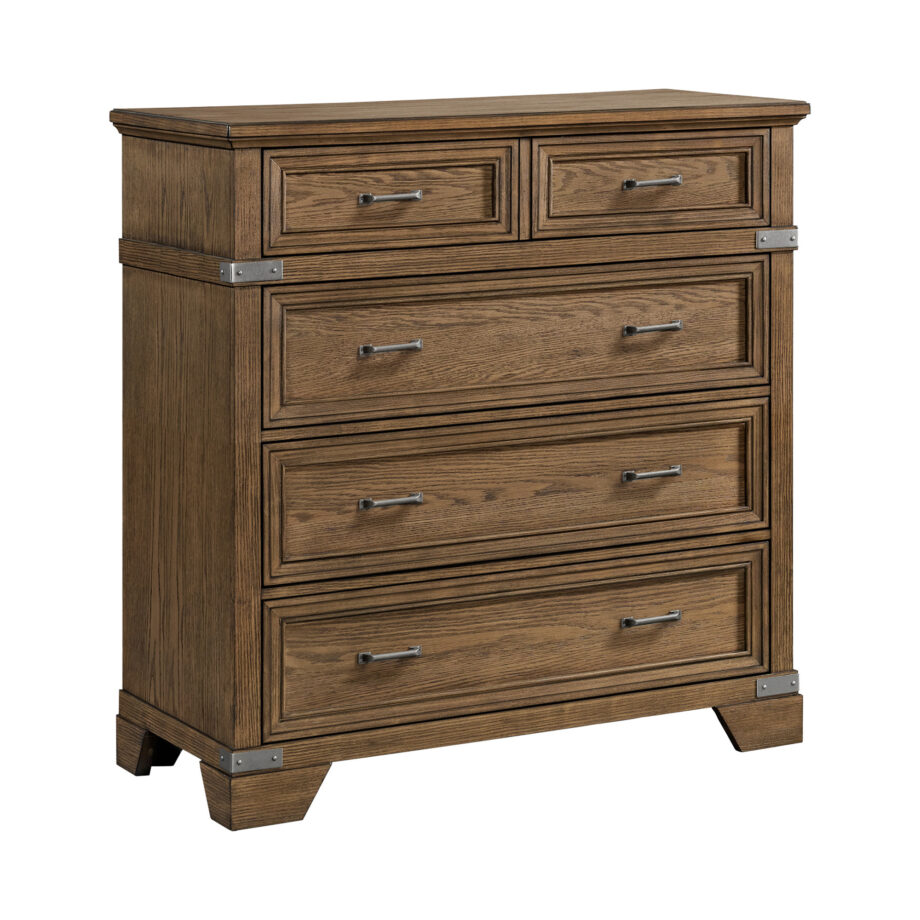 Forge Media Chest | Weathered Chestnut