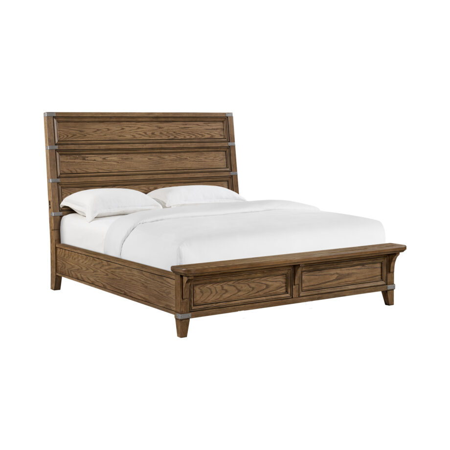 Forge King Bed | Weathered Chestnut