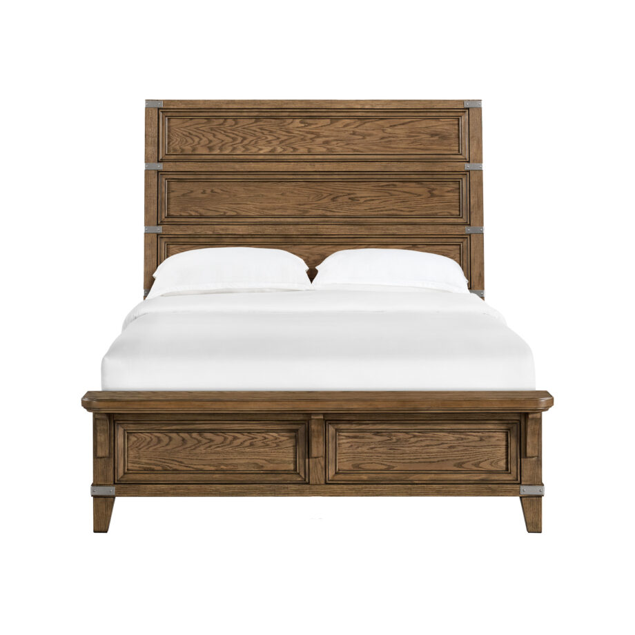 Forge Queen Bed | Weathered Chestnut