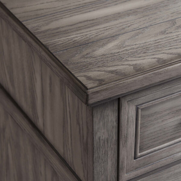 Forge Media Chest | Brushed Steel
