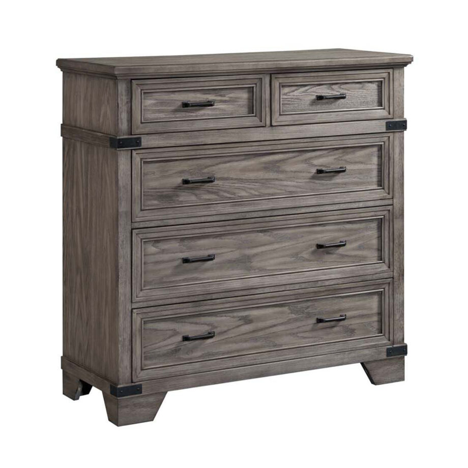 Forge Media Chest | Brushed Steel