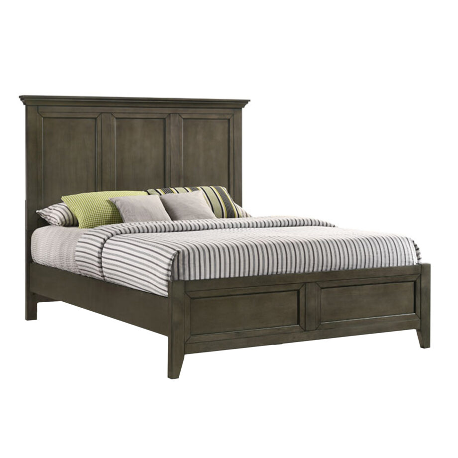 San Mateo Queen Standard Bed | Gray