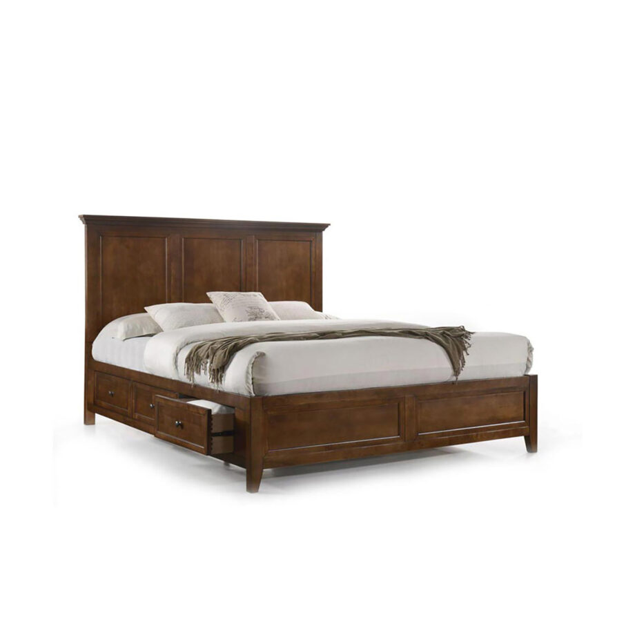 San Mateo Queen Storage Bed | Tuscan