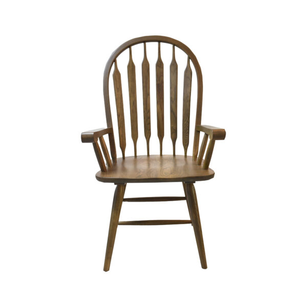 Colonial Oak Arrow Arm Chair