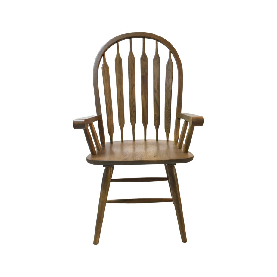 Colonial Oak Arrow Arm Chair