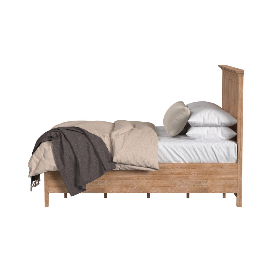 San Mateo Queen Storage Bed | Wheat
