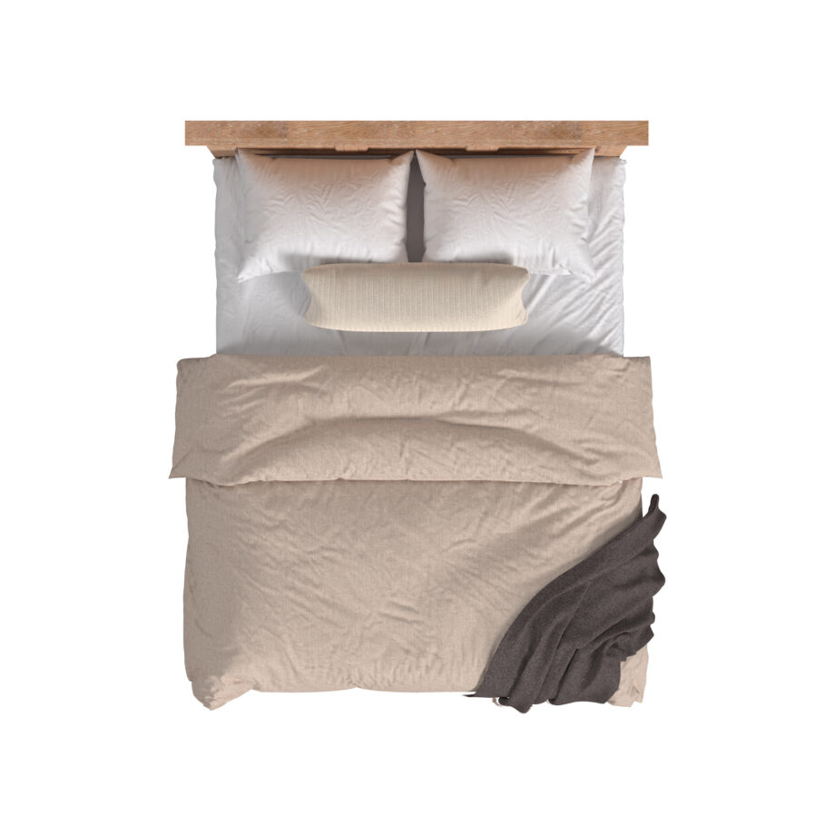 San Mateo Queen Standard Bed | Wheat