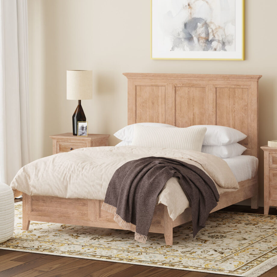 San Mateo Queen Standard Bed | Wheat