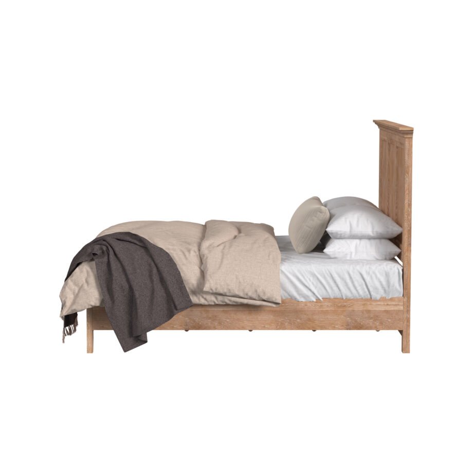 San Mateo Queen Standard Bed | Wheat