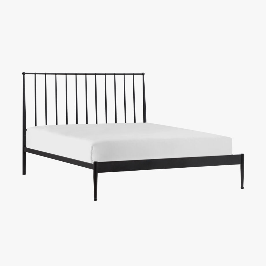 Transitional Queen Metal Bed
