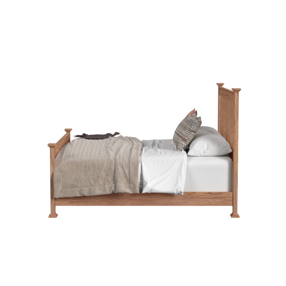 Oak Park King Slat Bed | Taupe