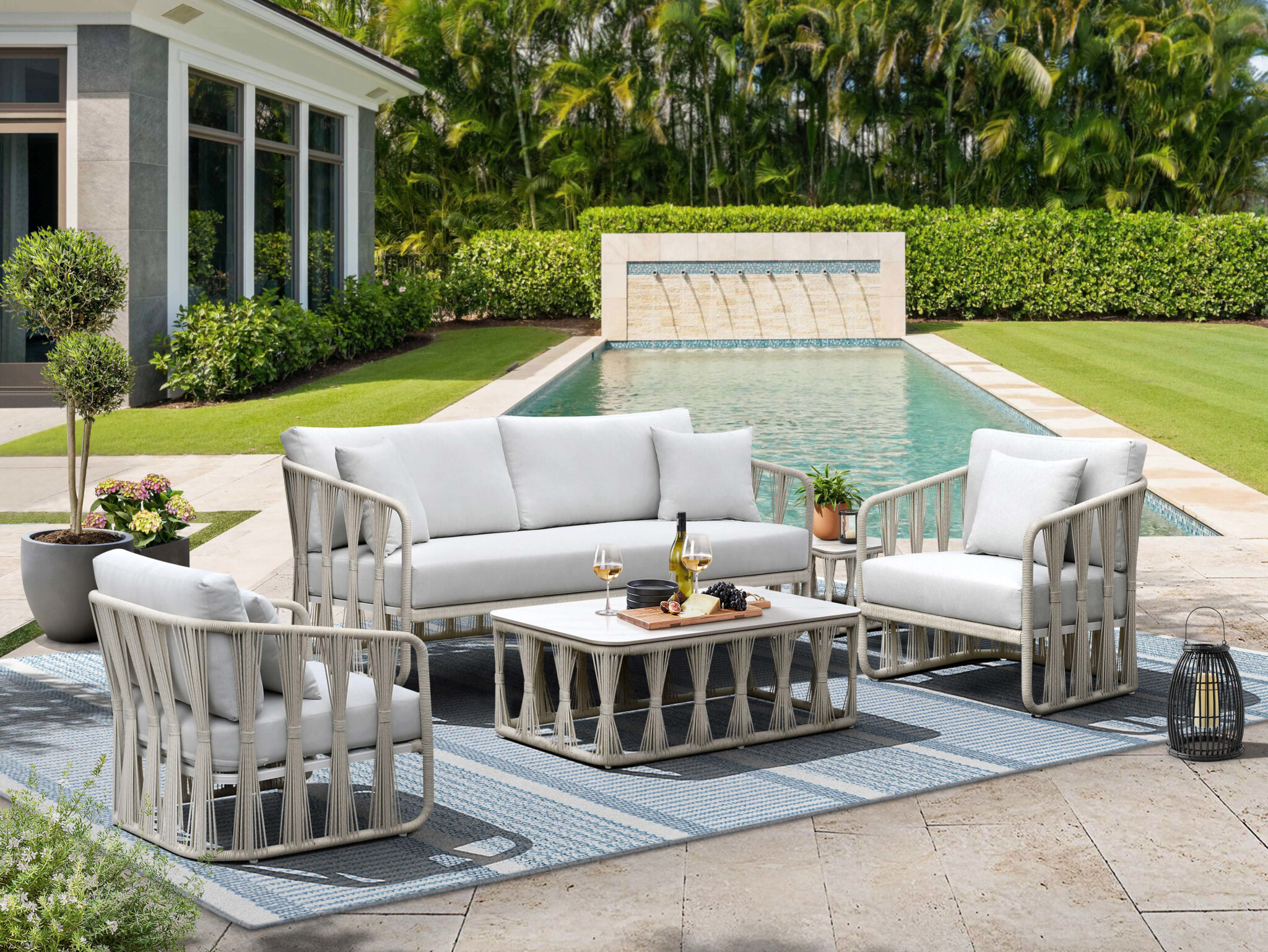 Alexa Outdoor Seating Chair w/Pillow - intercon-furniture