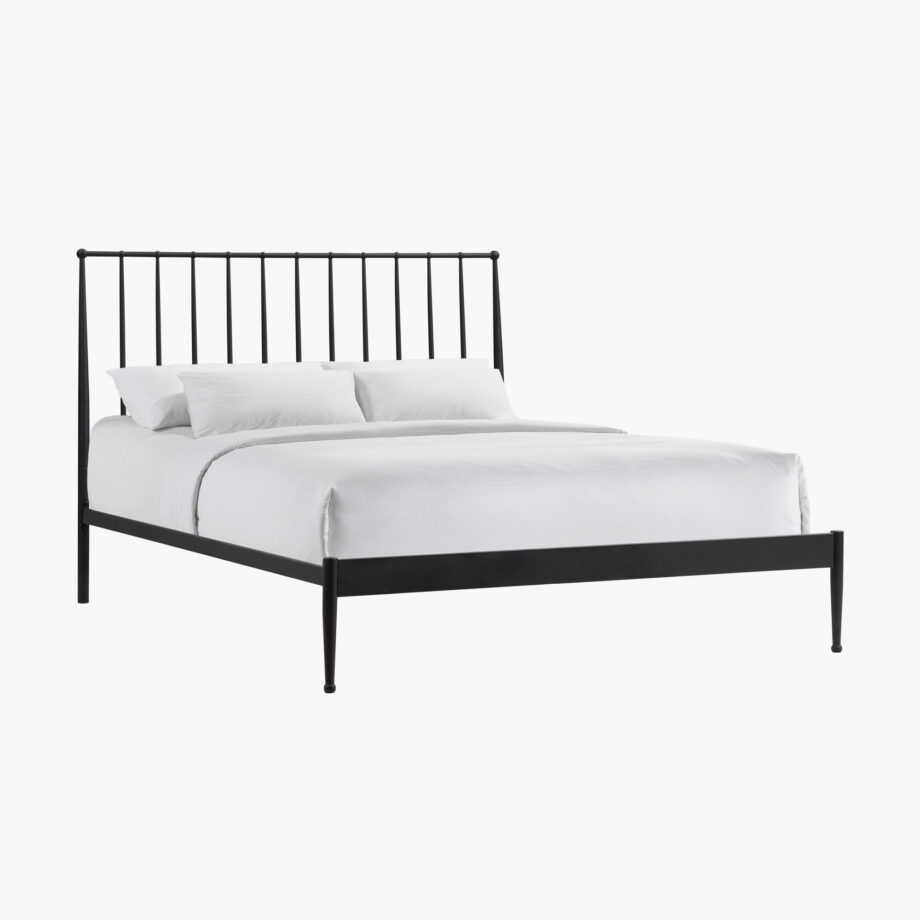 Transitional Queen Metal Bed