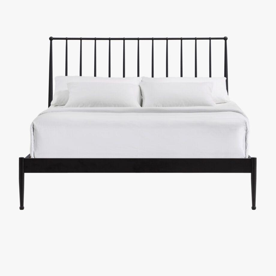 Transitional Queen Metal Bed