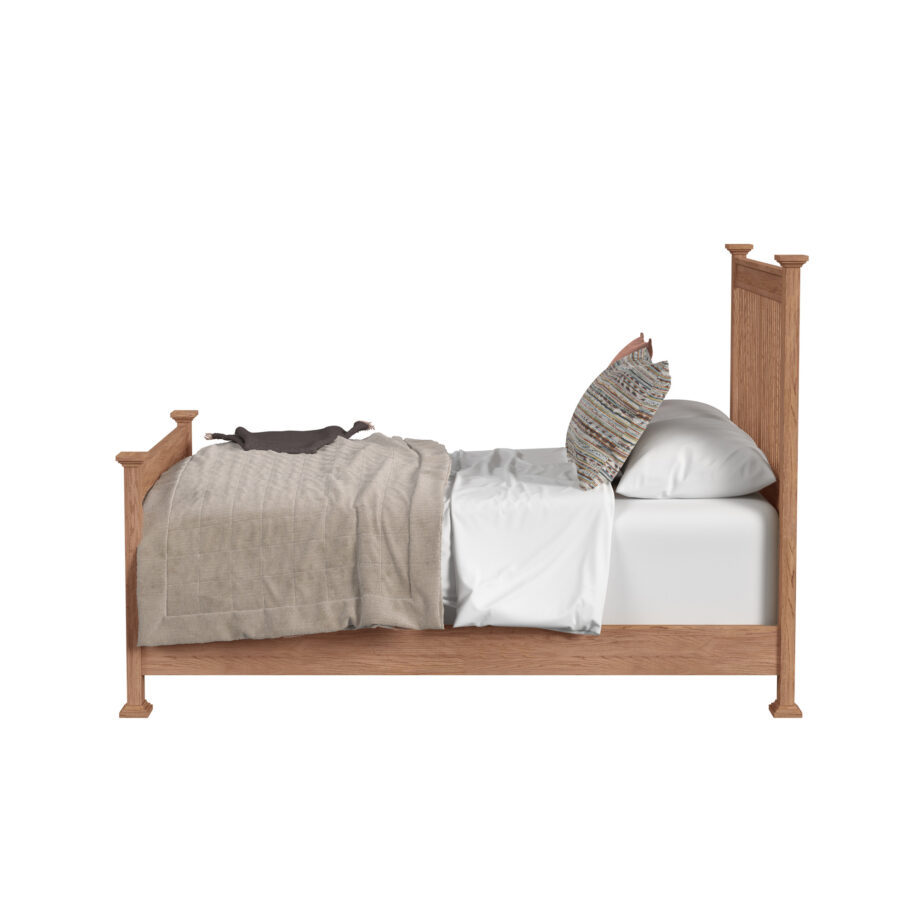 Oak Park Queen Slat Bed | Taupe