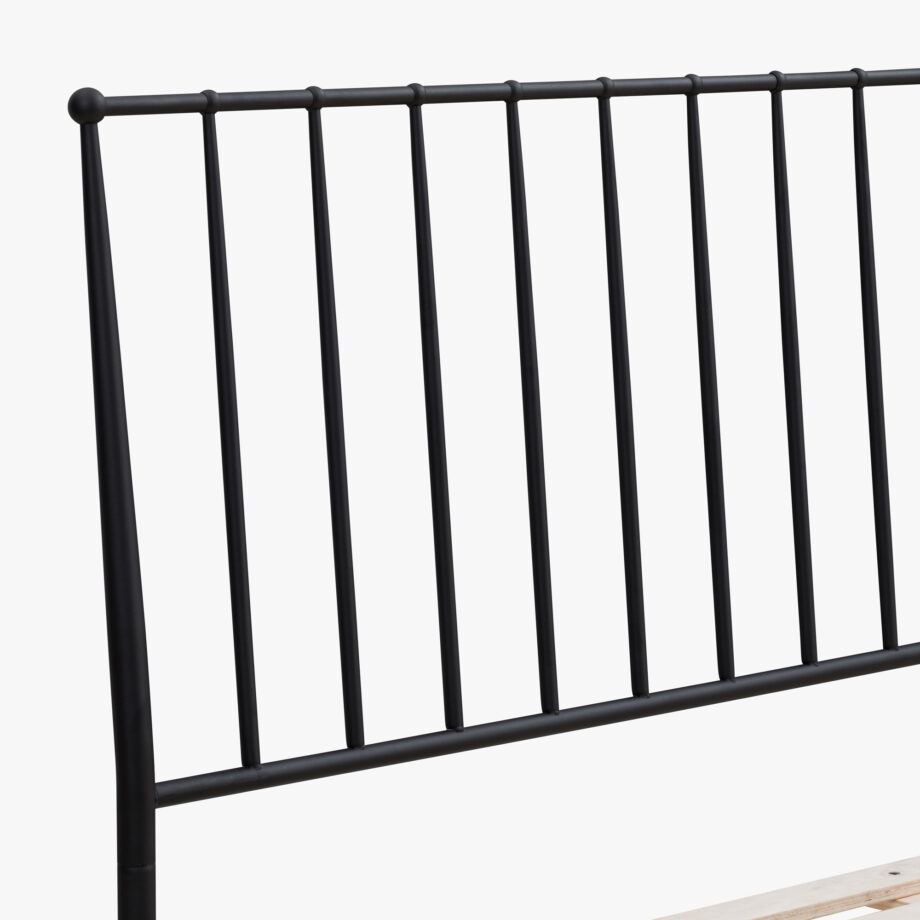 Transitional Queen Metal Bed