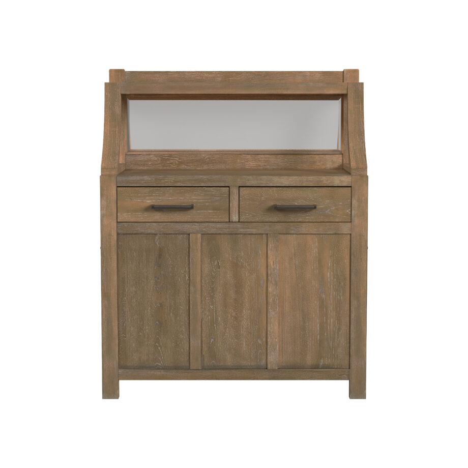 Flex Server Hutch | Sandbar Oak