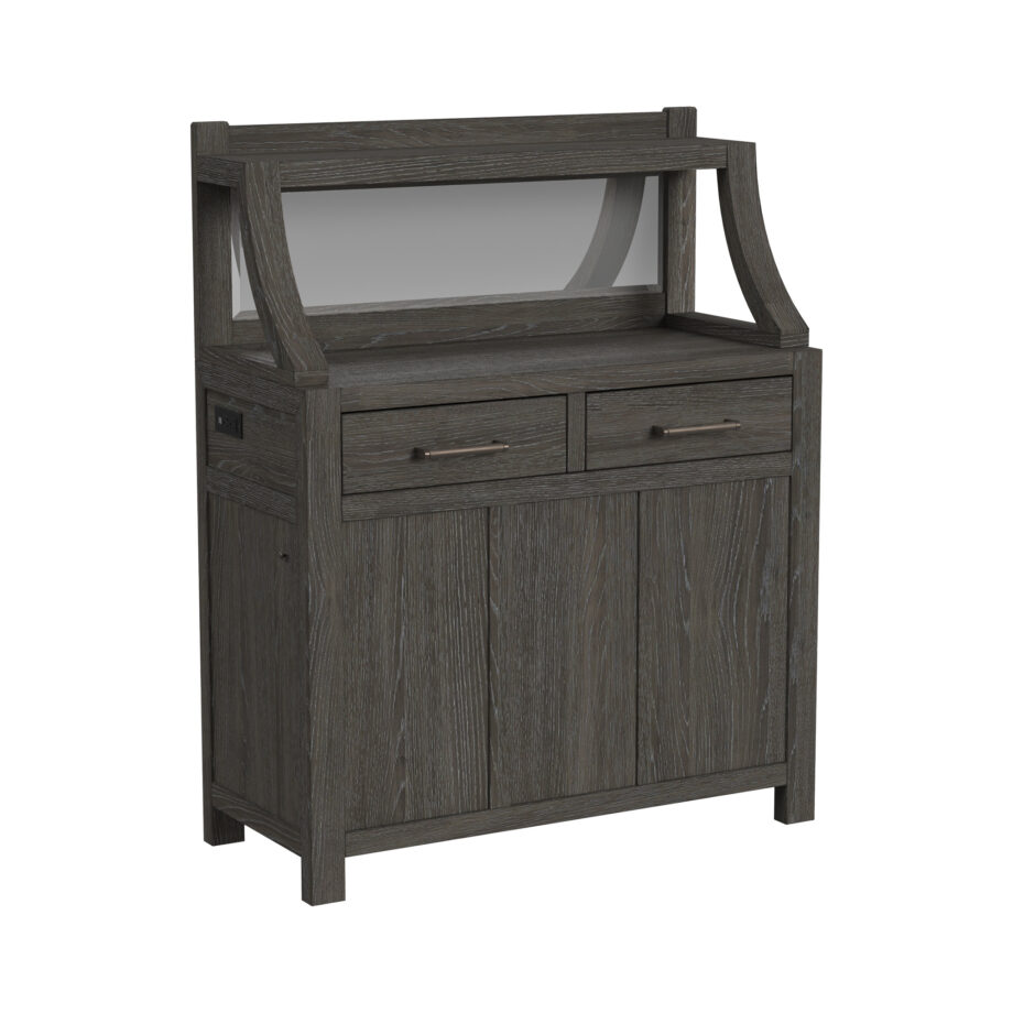 Flex Server Hutch | Reclaimed Chevron