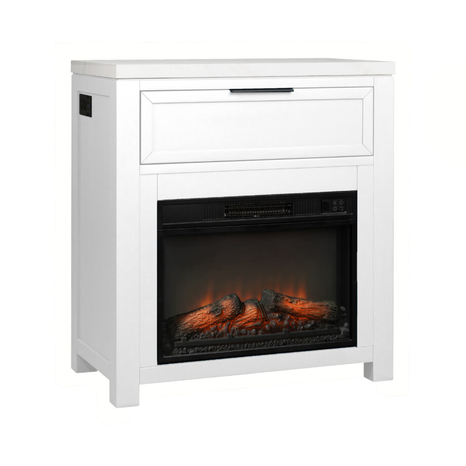 Fireside Console | White