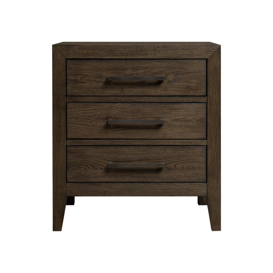 Norwich Nightstand | Dark Rustic Oak