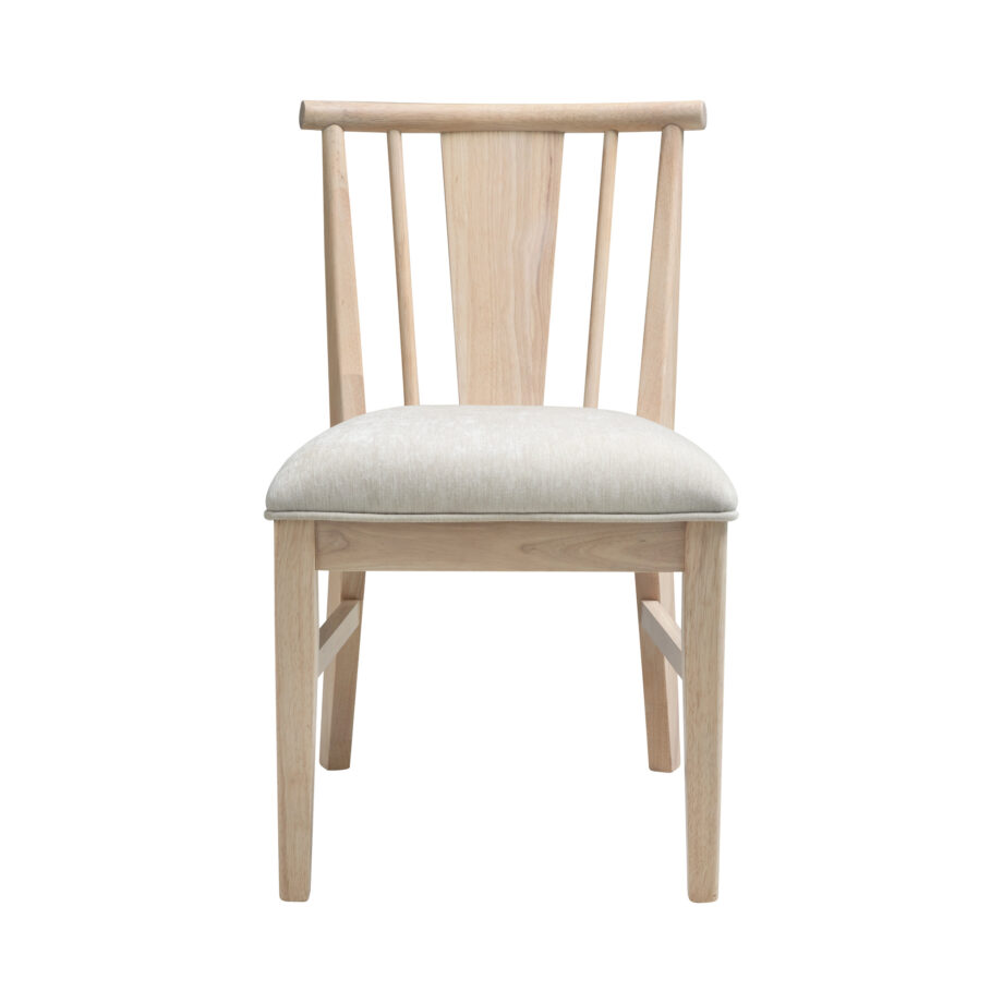 West End Spindle Chair - Ivory | Natural