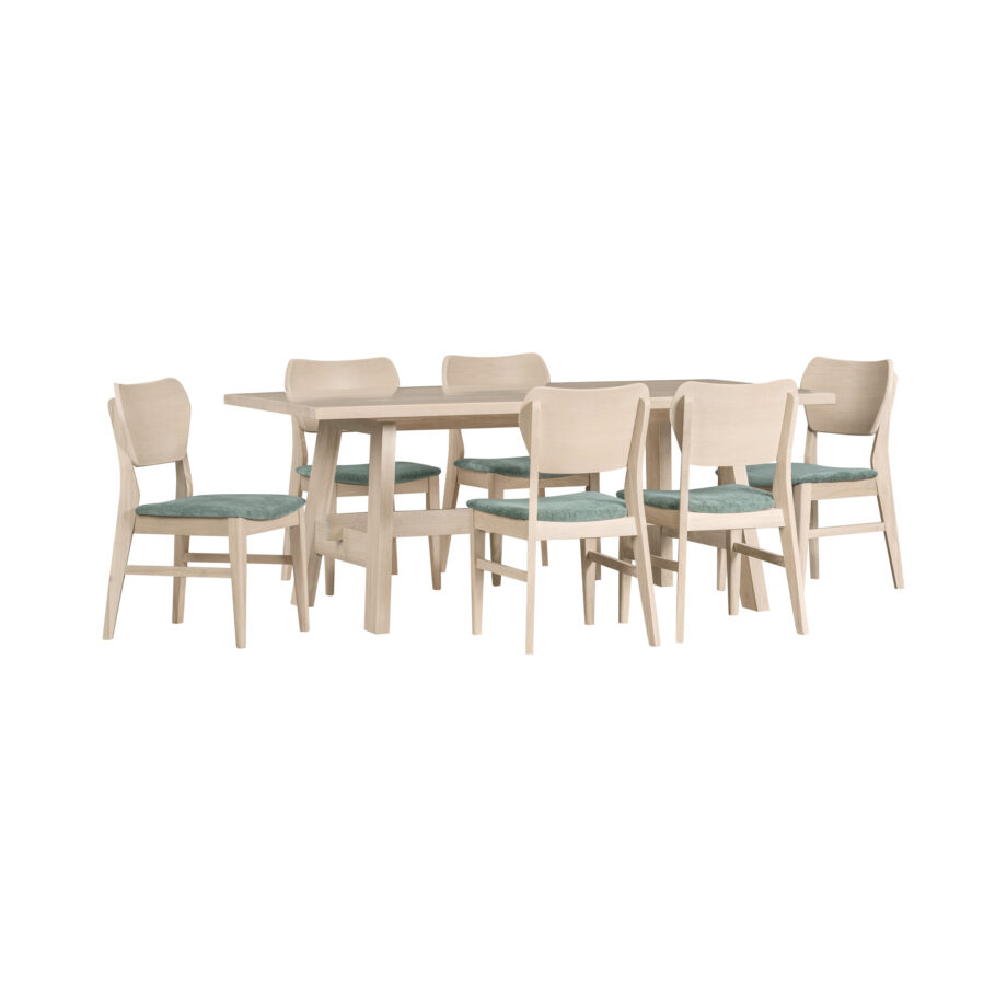 West End Ladder Chair - Sage Green | Natural