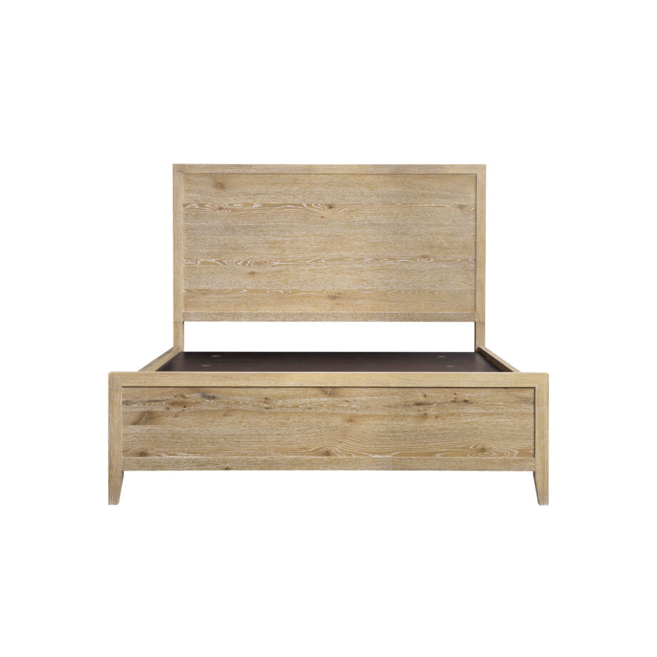 Norwich Queen Panel Bed | Antique Oak
