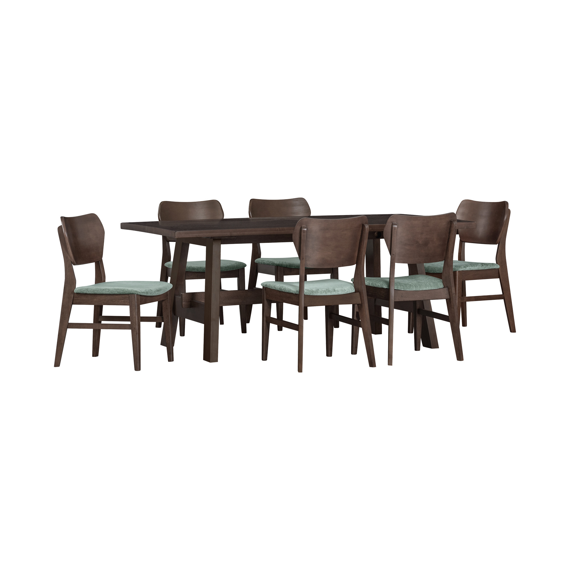 West End Lodge Trestle Table | Saddle Brown