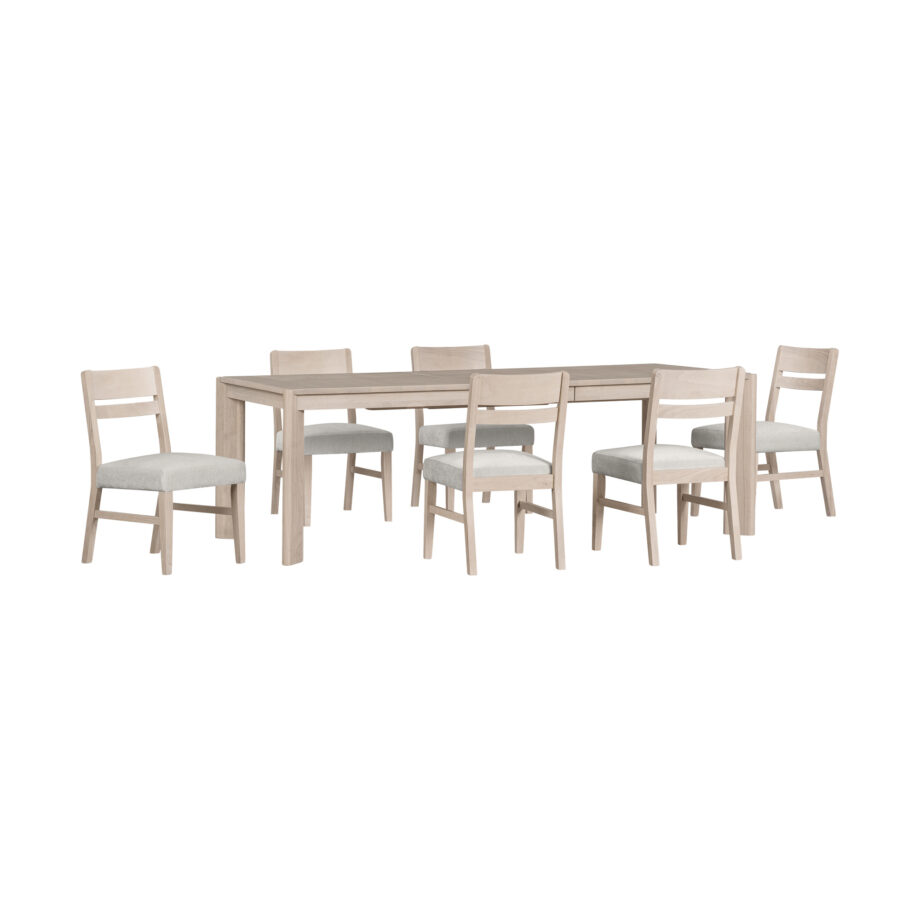 West End Ladder Chair - Ivory | Natural