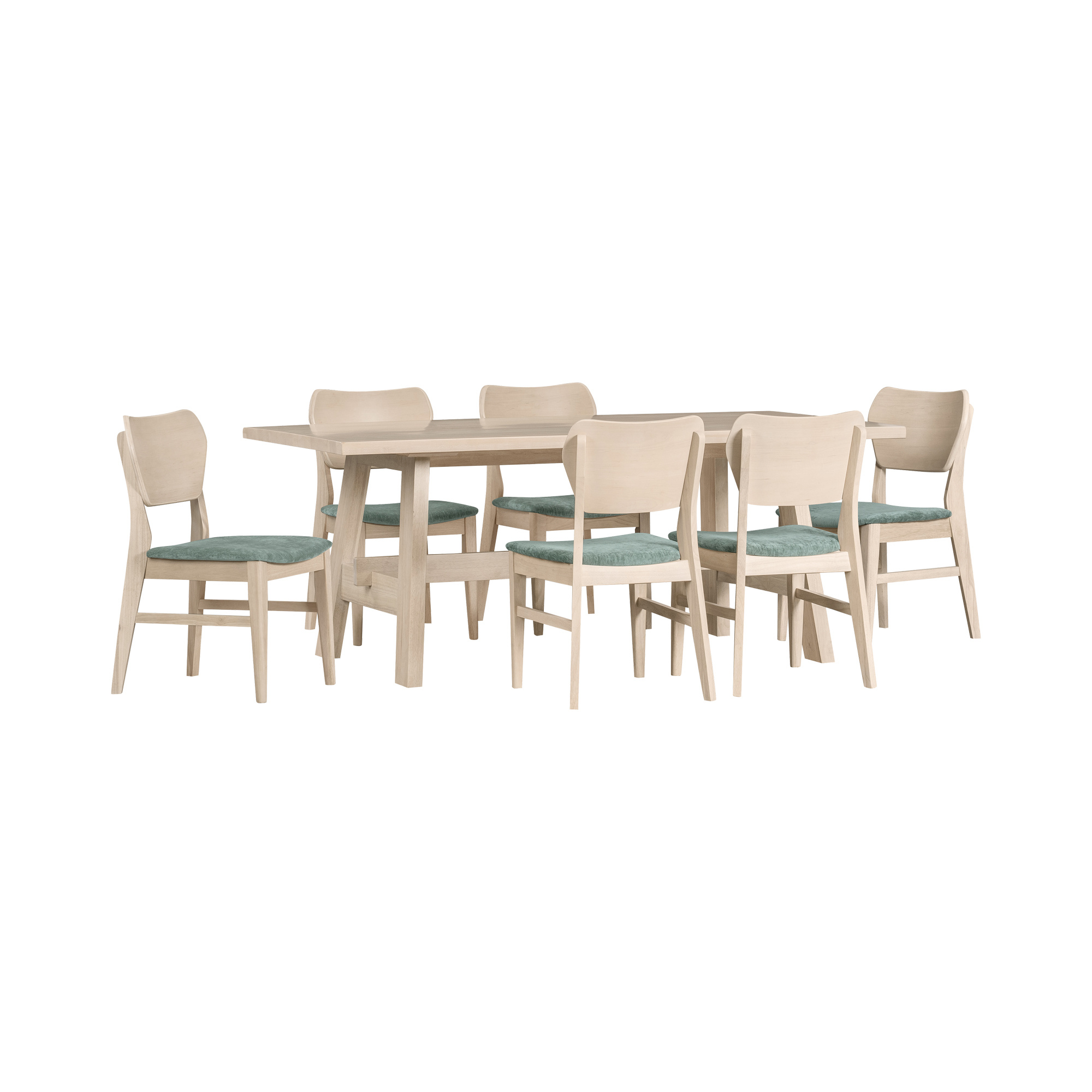 West End Lodge Trestle Table | Natural