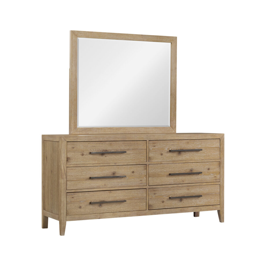 Norwich Mirror | Antique Oak