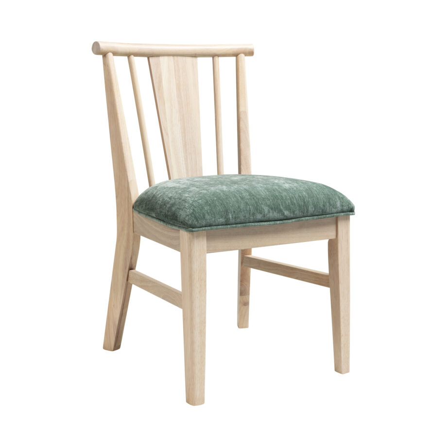 West End Spindle Chair - Sage Green | Natural