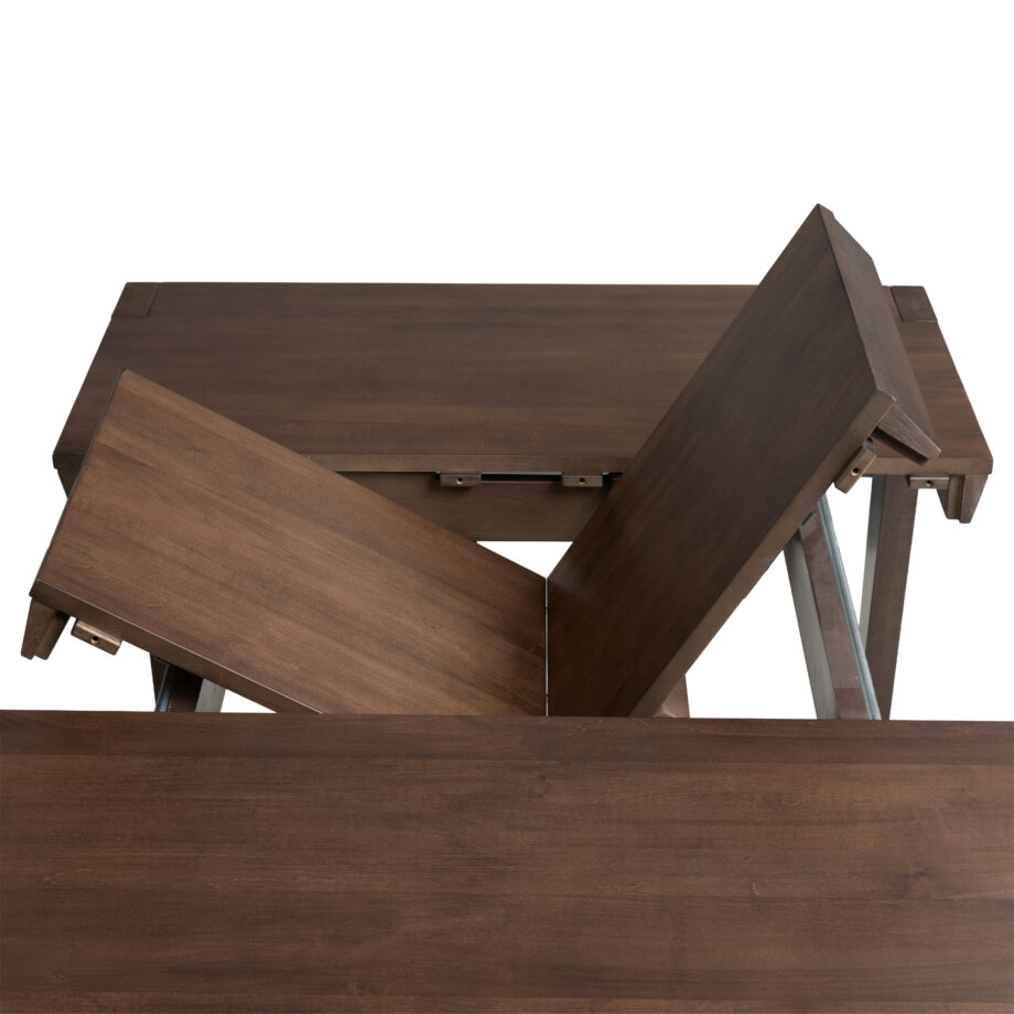 West End Leg Table w/Butterfly Leaf | Saddle Brown