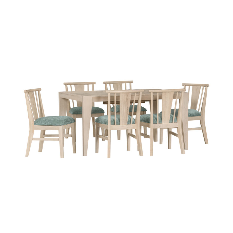 West End Spindle Chair - Sage Green | Natural