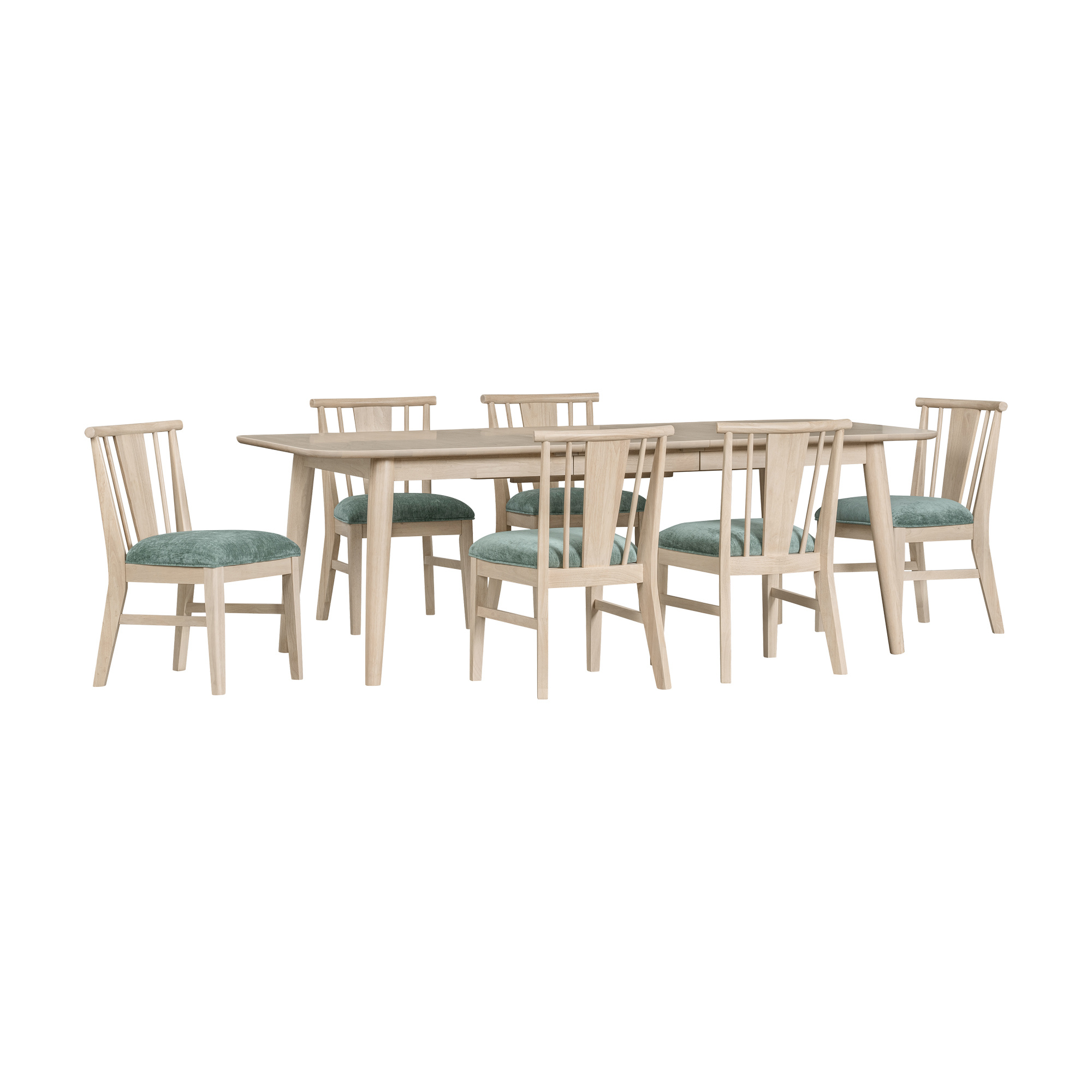 West End Spindle Leg Table | Natural
